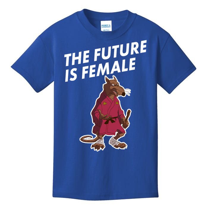 The Future Is Female Funny Splinter Meme Kids T-Shirt