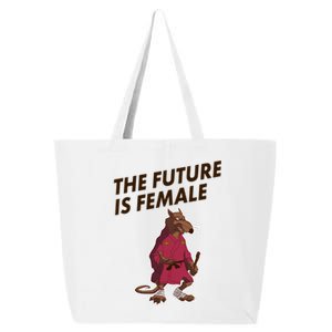 The Future Is Female Funny Splinter Meme 25L Jumbo Tote