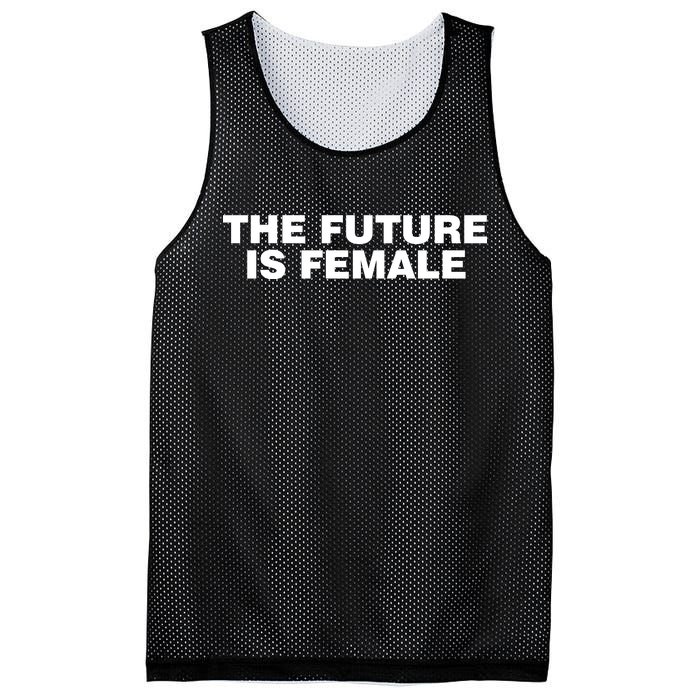 The Future Is Female Womens Rights Mesh Reversible Basketball Jersey Tank