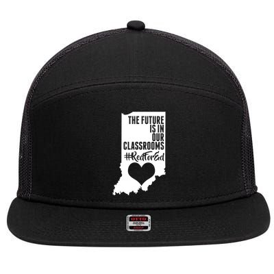 The Future Is In Our Classroom #REDFORED 7 Panel Mesh Trucker Snapback Hat