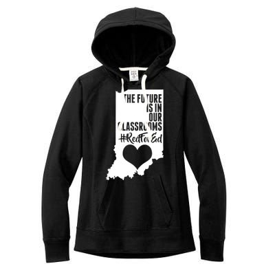 The Future Is In Our Classroom #REDFORED Women's Fleece Hoodie