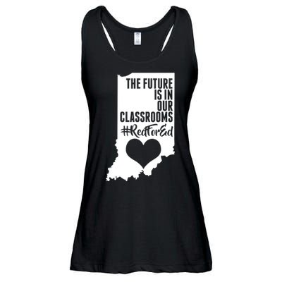The Future Is In Our Classroom #REDFORED Ladies Essential Flowy Tank