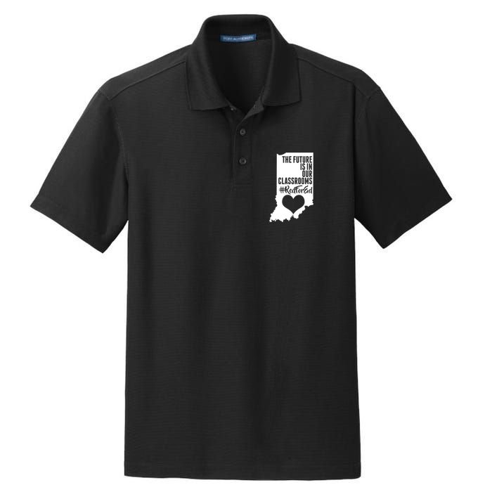The Future Is In Our Classroom #REDFORED Dry Zone Grid Polo
