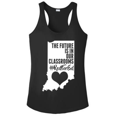 The Future Is In Our Classroom #REDFORED Ladies PosiCharge Competitor Racerback Tank