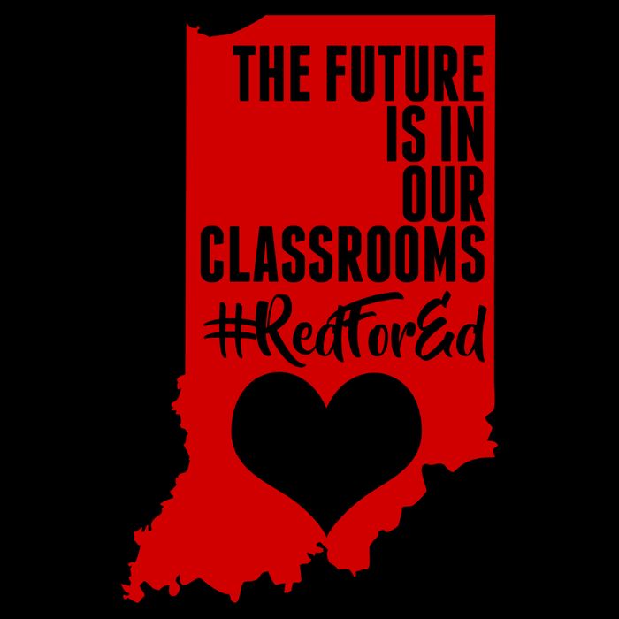 The Future Is In Our Classroom #REDFORED 16oz Travel Tumbler