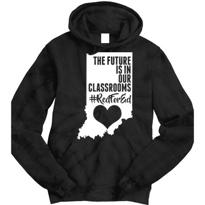 The Future Is In Our Classroom #REDFORED Tie Dye Hoodie