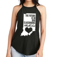 The Future Is In Our Classroom #REDFORED Women's Perfect Tri Rocker Tank