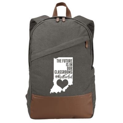 The Future Is In Our Classroom #REDFORED Cotton Canvas Backpack