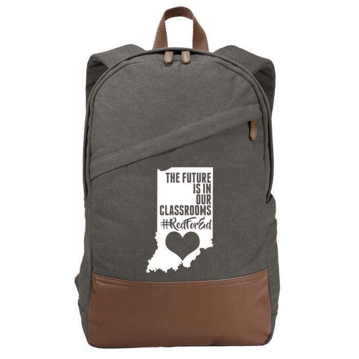 The Future Is In Our Classroom #REDFORED Cotton Canvas Backpack