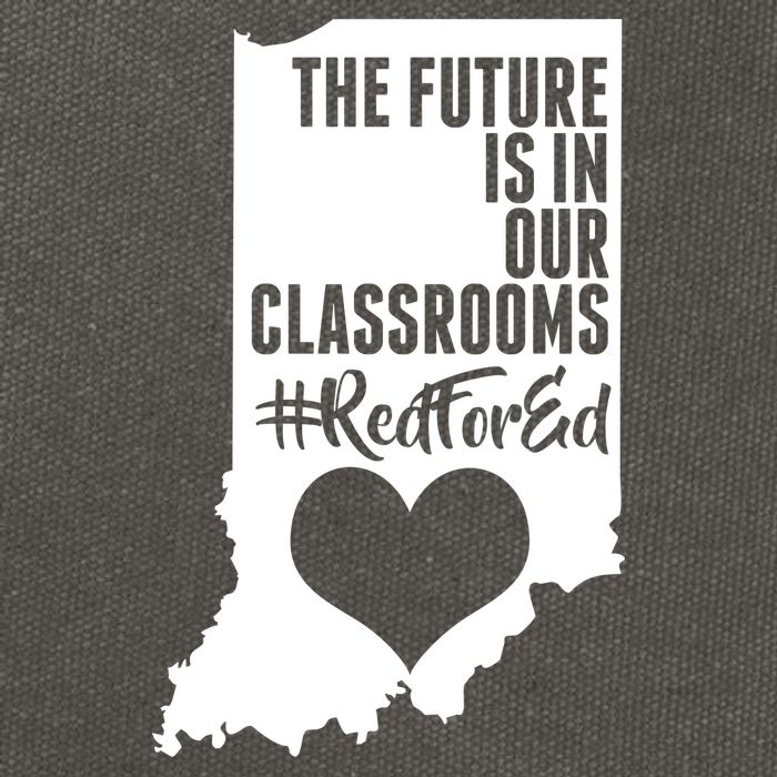 The Future Is In Our Classroom #REDFORED Cotton Canvas Backpack