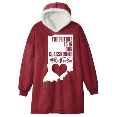 The Future Is In Our Classroom #REDFORED Hooded Wearable Blanket