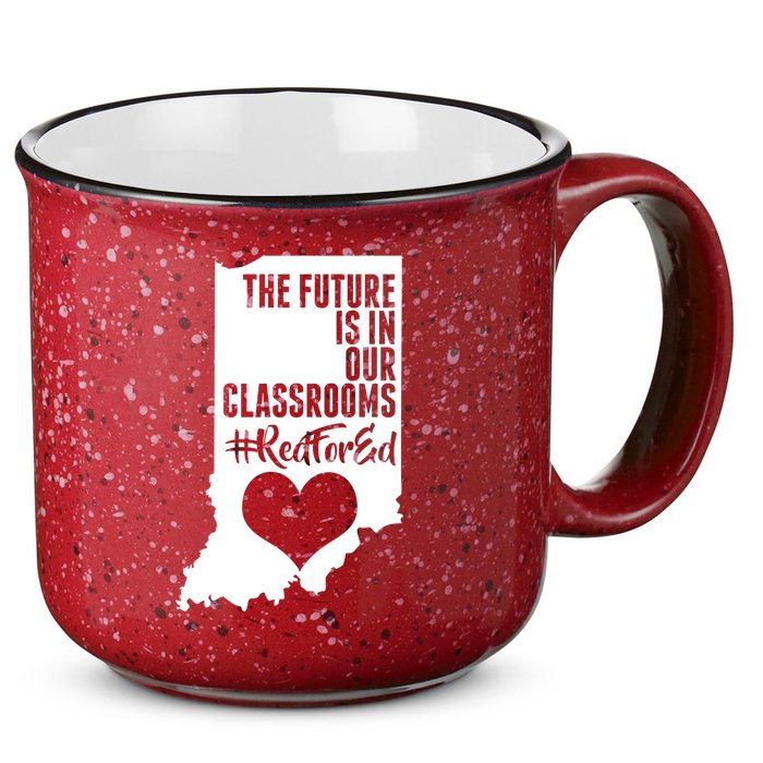 The Future Is In Our Classroom #REDFORED 15oz Campfire Ceramic Mug