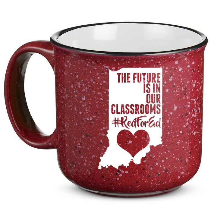 The Future Is In Our Classroom #REDFORED 15oz Campfire Ceramic Mug