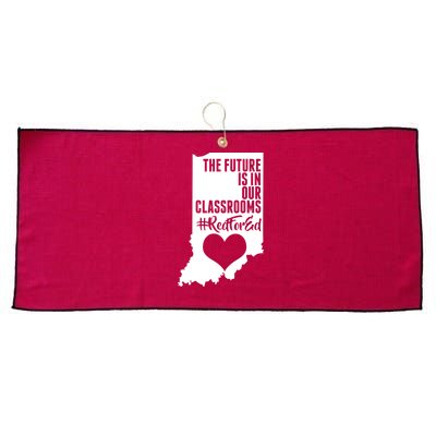 The Future Is In Our Classroom #REDFORED Large Microfiber Waffle Golf Towel