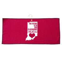 The Future Is In Our Classroom #REDFORED Large Microfiber Waffle Golf Towel