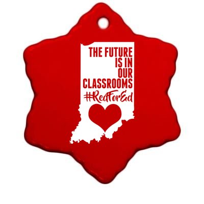 The Future Is In Our Classroom #REDFORED Ceramic Star Ornament