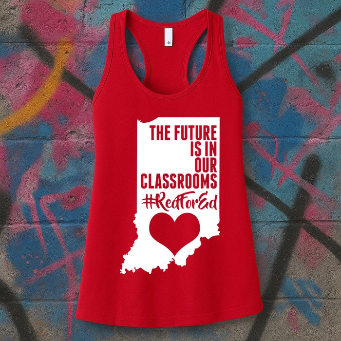 The Future Is In Our Classroom #REDFORED Womens Tank Top