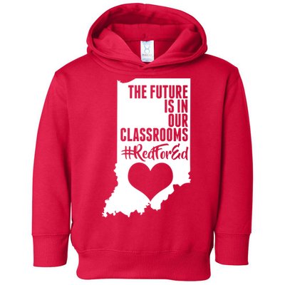 The Future Is In Our Classroom #REDFORED Toddler Hoodie