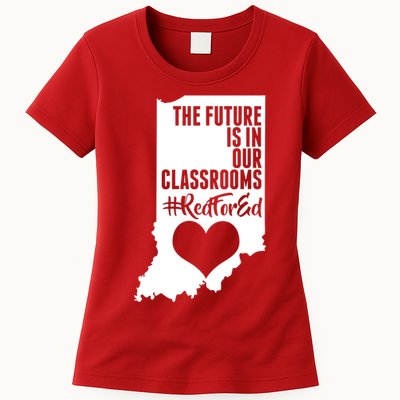 The Future Is In Our Classroom #REDFORED Womens T-Shirt