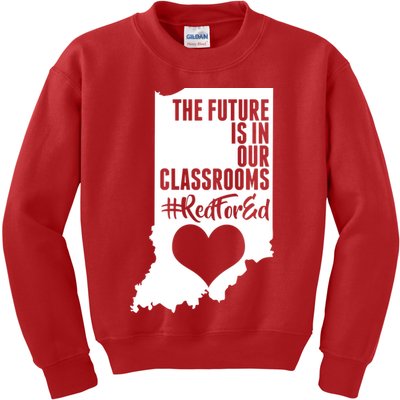 The Future Is In Our Classroom #REDFORED Kids Sweatshirt