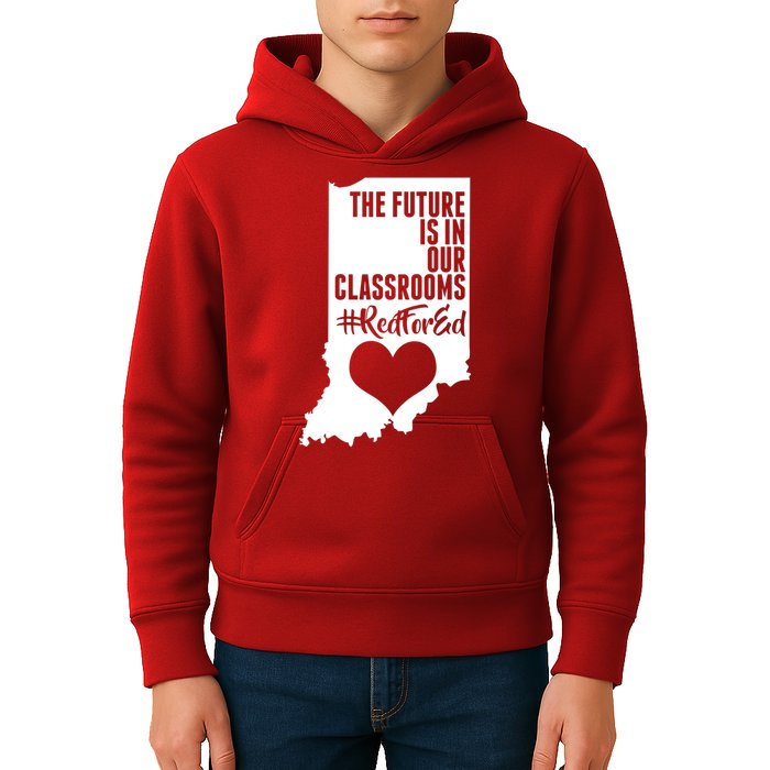 The Future Is In Our Classroom #REDFORED Kids Hoodie