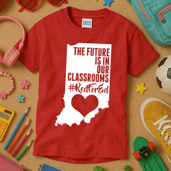 The Future Is In Our Classroom #REDFORED Kids T-Shirt
