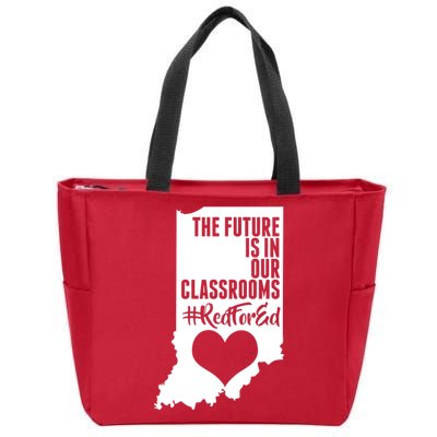 The Future Is In Our Classroom #REDFORED Zip Tote Bag