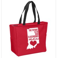 The Future Is In Our Classroom #REDFORED Zip Tote Bag