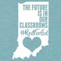 The Future Is In Our Classroom #REDFORED Sueded Cloud Jersey T-Shirt