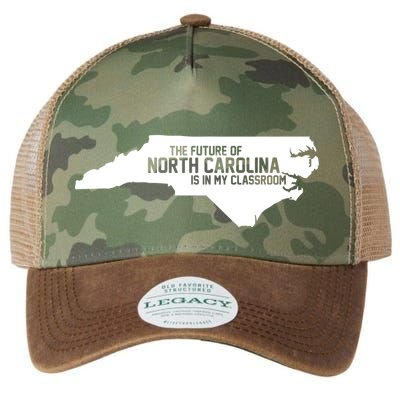 The Future Of North Carolina Is Is My Classroom Legacy Tie Dye Trucker Hat