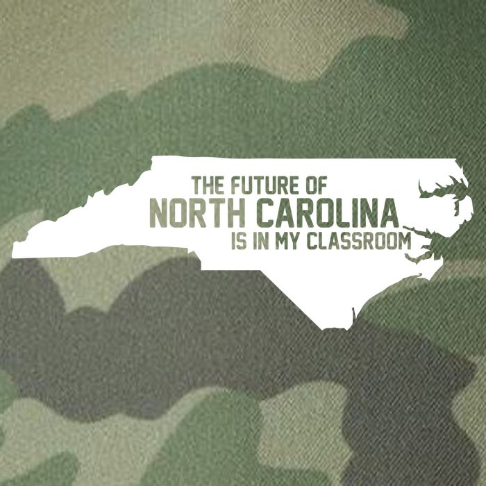 The Future Of North Carolina Is Is My Classroom Legacy Tie Dye Trucker Hat
