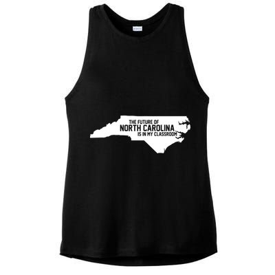 The Future Of North Carolina Is Is My Classroom Ladies PosiCharge Tri-Blend Wicking Tank