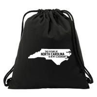 The Future Of North Carolina Is Is My Classroom Drawstring Bag