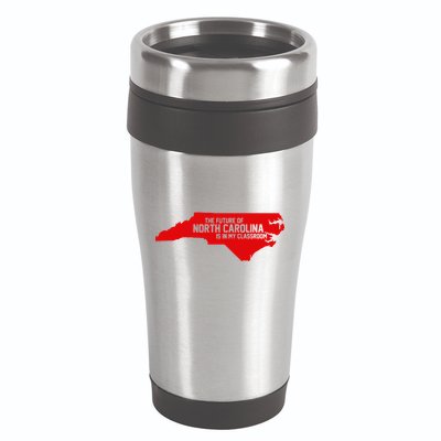 The Future Of North Carolina Is Is My Classroom 16oz Travel Tumbler