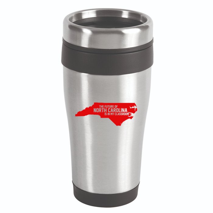 The Future Of North Carolina Is Is My Classroom 16oz Travel Tumbler
