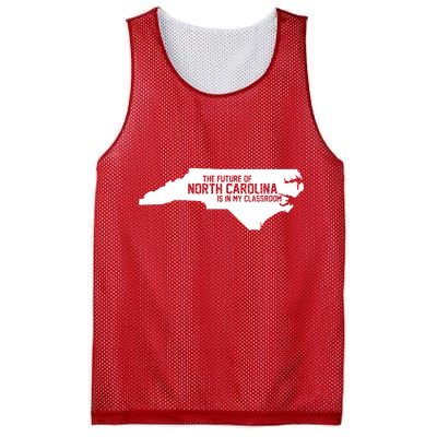 The Future Of North Carolina Is Is My Classroom Mesh Reversible Basketball Jersey Tank