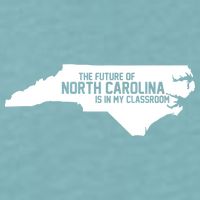 The Future Of North Carolina Is Is My Classroom Sueded Cloud Jersey T-Shirt