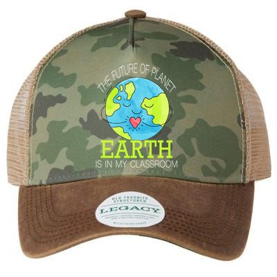 The Future Of Planet Earth Is In My Classroom Legacy Tie Dye Trucker Hat