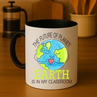 The Future Of Planet Earth Is In My Classroom Mug