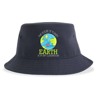 The Future Of Planet Earth Is In My Classroom Sustainable Bucket Hat