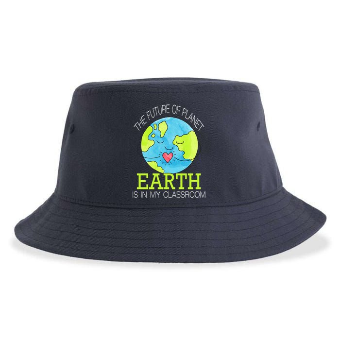 The Future Of Planet Earth Is In My Classroom Sustainable Bucket Hat