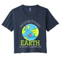 The Future Of Planet Earth Is In My Classroom Crop Top