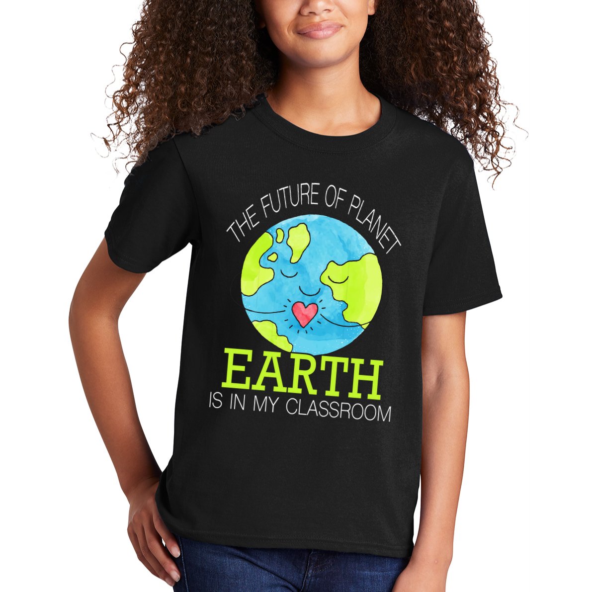 The Future Of Planet Earth Is In My Classroom Kids T-Shirt