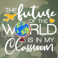 The Future of the World Is In My Classroom Legacy Tie Dye Trucker Hat