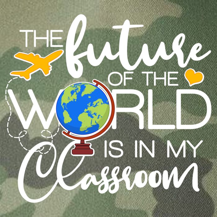 The Future of the World Is In My Classroom Legacy Tie Dye Trucker Hat