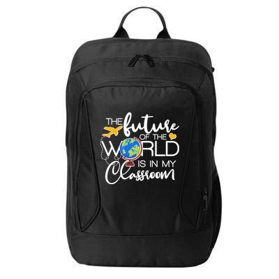 The Future of the World Is In My Classroom City Backpack