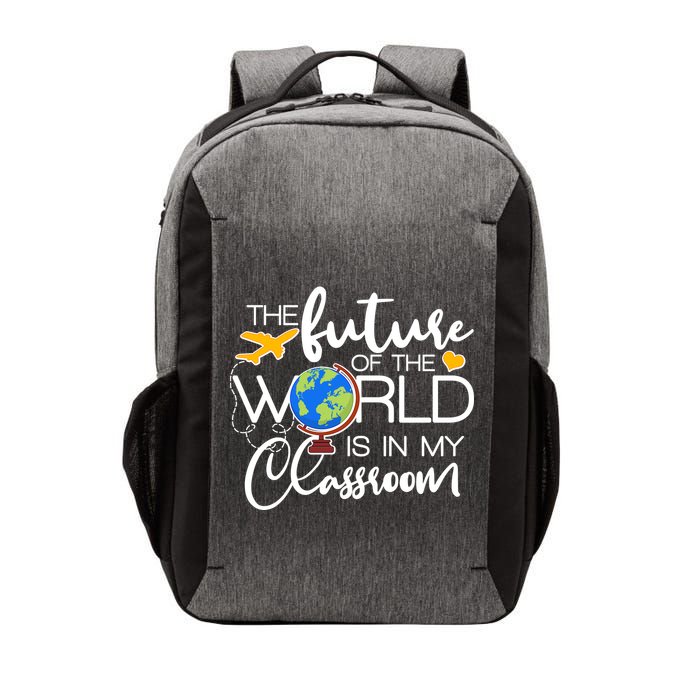 The Future of the World Is In My Classroom Vector Backpack