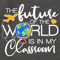 The Future of the World Is In My Classroom Vector Backpack