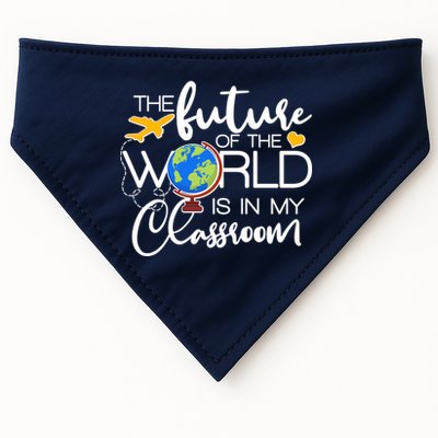 The Future of the World Is In My Classroom USA-Made Doggie Bandana