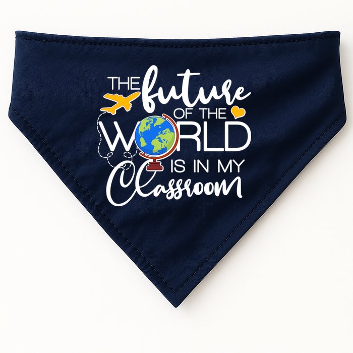 The Future of the World Is In My Classroom USA-Made Doggie Bandana
